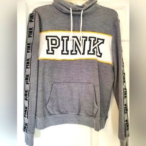 PINK cowl neck sweater